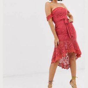 Off the Shoulder Lace Dress
